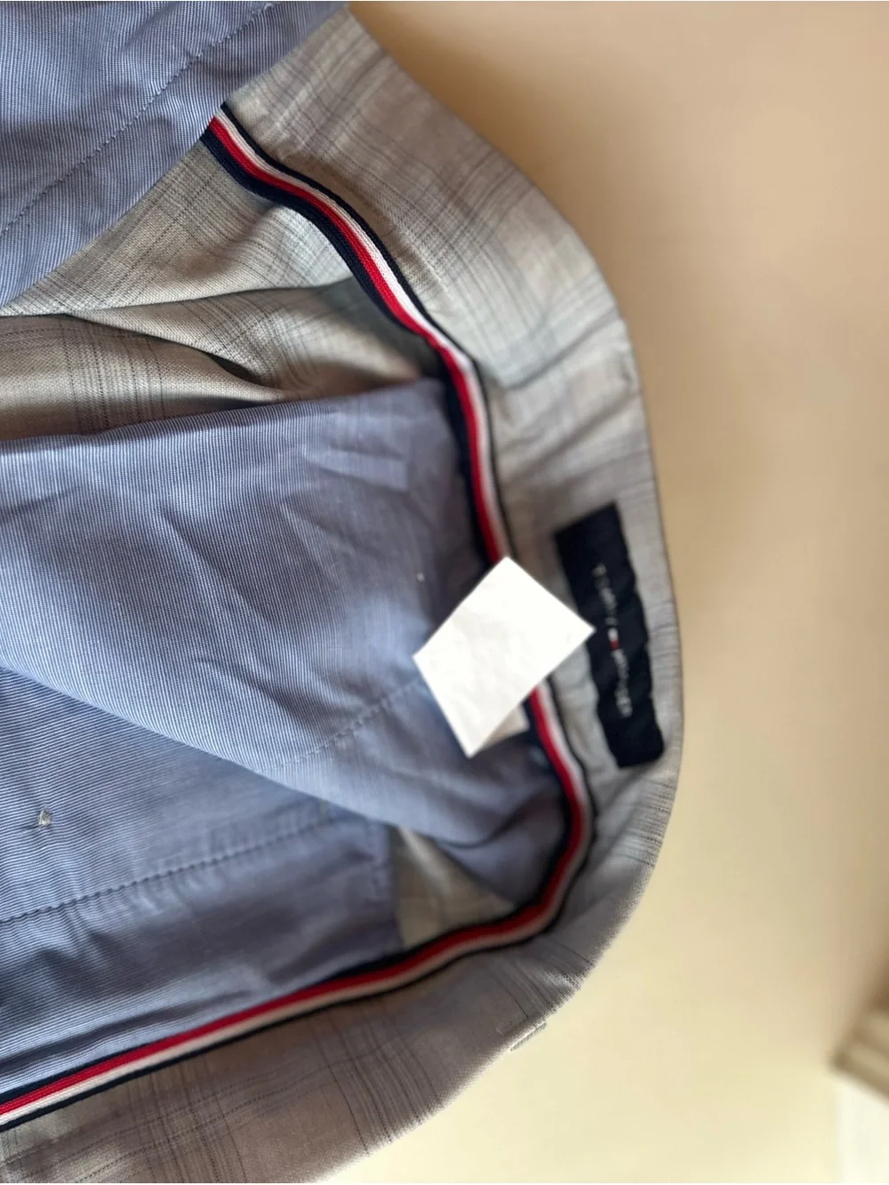 Tommy Hilfiger Light Blue Plaid Chinos
